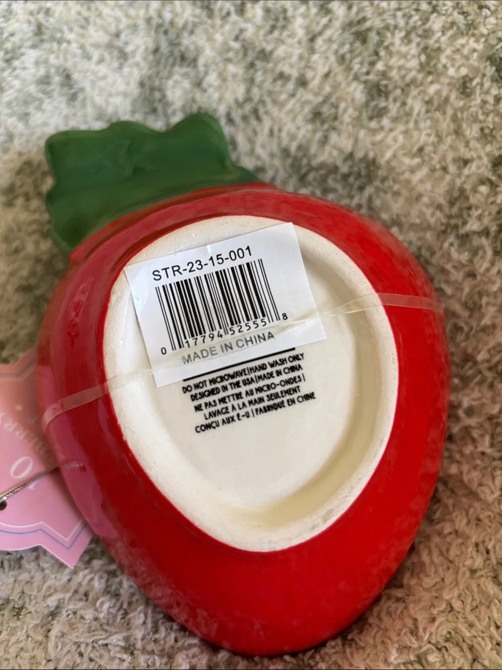 Strawberry Ceramic Measuring Cup Set of 4 Baking NWT 10 Strawberry Street